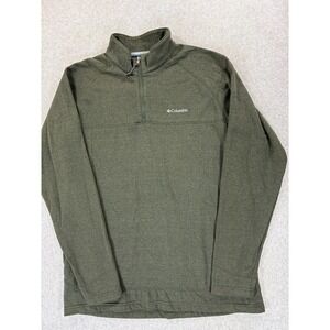 Columbia Omni Wick 1/4 Zip Fleece Pullover (Men's XL) Green